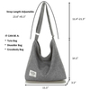 XYXBAG Recycled Letter Bag Canvas Large Capacity Portable Shoulder Crossbody Bag Diagonal Lunch Vintage Casual Shoulder Bag