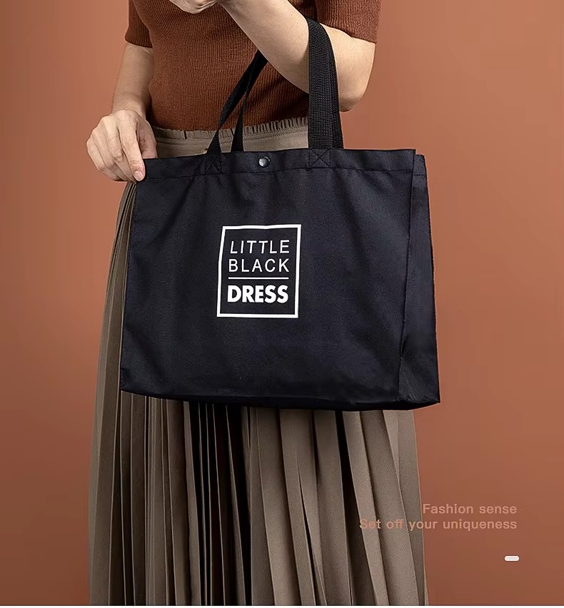 Factory Wholesale Women's Large Capacity Waterproof Nylon Tote Bag Nylon Custom Shopping Bag