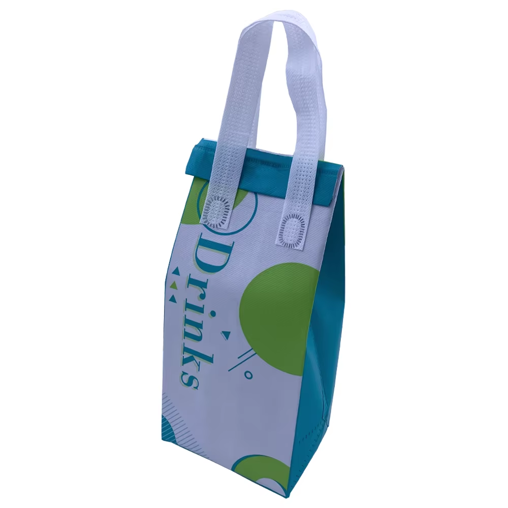 Hot Selling Large Capacity Non-Woven Fabric Cooler Bag Aluminum Foil Insulated for Milk Tea Lunch Box Barbecue Letter Style