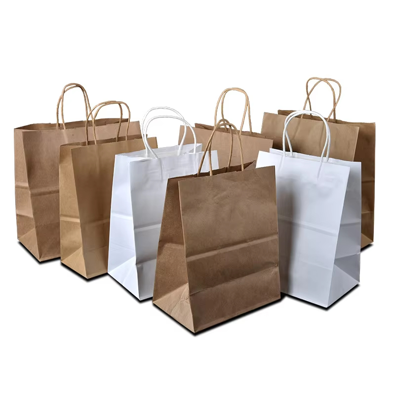 Paper Bag Factory Custom with Handle for Food and Shopping or Gift Paper Bag
