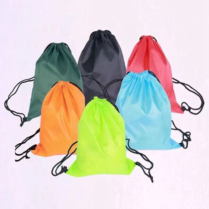 Custom Shopping Bags Durable Backpacks Drawstring Thickened Drawstring Bag Cycling Sports Backpack