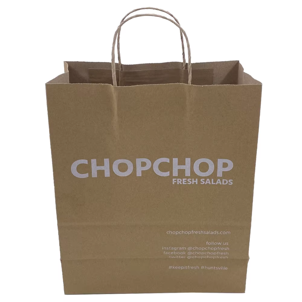Paper Bag Factory Custom with Handle for Food and Shopping or Gift Paper Bag