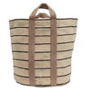 Custom Jute Boho Rockered Shopping Bag Wedding Party Burlap Tote with Jute Canvas Bottom for Sandbeach Travel