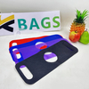 Non-woven Disposable Milk Teacreative Flat Takeaway Bag for Coffee Fruit Juice Drinking Take Out Shopping Bag with Custom logo
