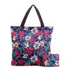 Folding High Capacity Polyester One Shoulder Supermarket Portable Shopping Bag Mom Buying Vegetable Bag Fold Tote Bag