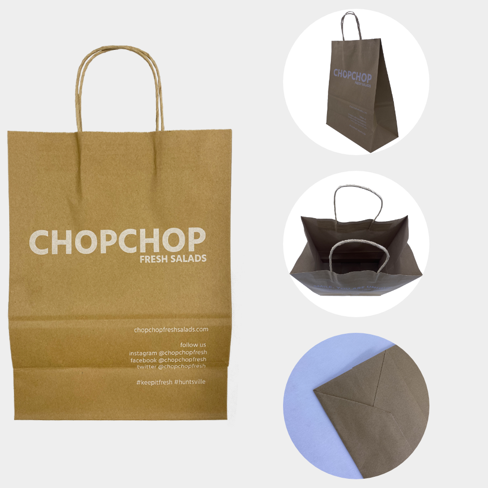 Paper Bag Factory Custom with Handle for Food and Shopping or Gift Paper Bag