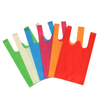 ECO Friendly w Cut pp Non Woven T-shirt Vest Bag Easy Degradation Silk Screen Printing Nonwoven Shopping Bags