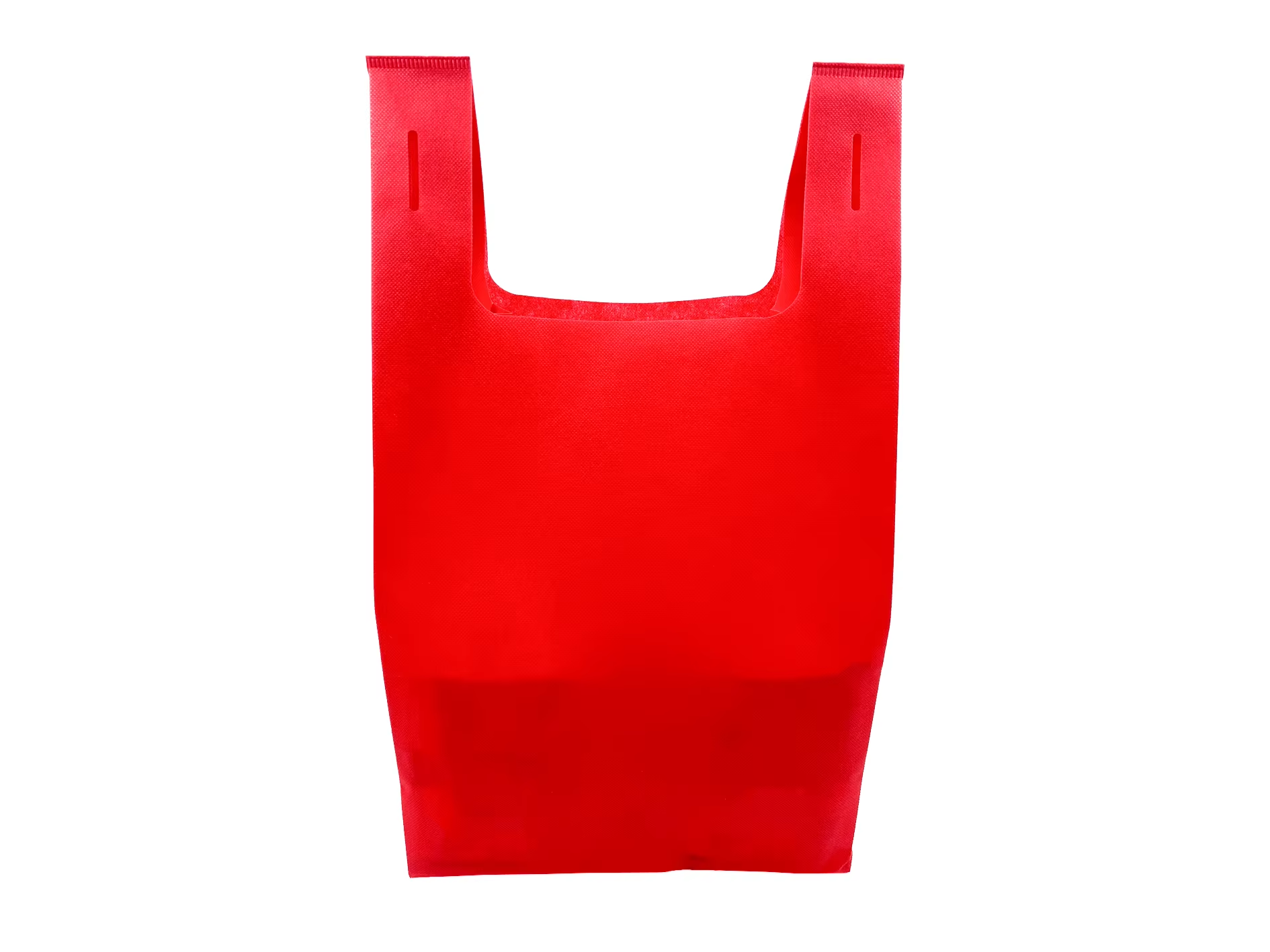 2025 Personalized Tote Bag Wholesale Promotion Waterproof Non Woven Vest Shopping Tote Bag