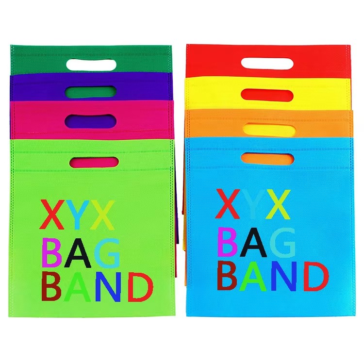 Customized and Easy to Use Portable Flat Square Shopping D Cut Bags