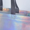 Customized Recycled Laser Surface Laminated Non-woven Supermarket Shopping Tote Carry Bag for Grocery Store Promotion Handbags