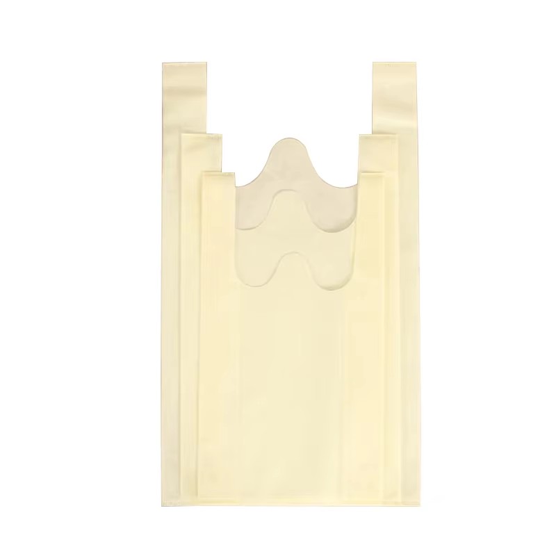 ECO Friendly w Cut pp Non Woven T-shirt Vest Bag Easy Degradation Silk Screen Printing Nonwoven Shopping Bags