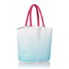Cartoon Pattern Customization Jute Tote Sequined Mermaid & Starfish With Bonus Mermaid Bag Mermaid Jute Tote Bag
