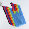 Eco Non Woven Fabric Grocery Storage Vest T-shirt Tote Carry Recycled Bag for Supermarket 