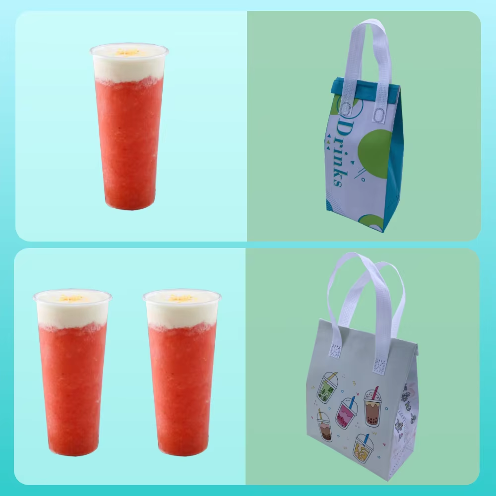 XYX-BAG Custom Non-woven Aluminum Film Thermal Insulation Bag Custom Picnic Cooler Insulated Takeaway Lunch Bag