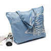Custom Logo Polyester Foldable Advertising Zipper Bag Reusable Grocery Bag Rpet Recycle Eco Friendly Foldable Shopping Bags