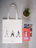 Customized logo Size Canvas Cotton Shopping Bag Handbag Reusable Women's Shopping Bag
