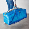 Heavy Duty Extra Large Moving Bags with Backpack Straps - 71L 76L Storage Totes for Clothes, Blankets, College Dorm - Reusable Grocery Shopping Laundry Bag