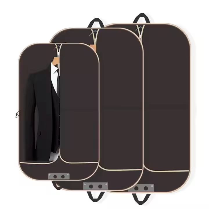 Portable Foldable Non-Woven Storage Bags (5 Pack) – Collapsible Underbed Organizer with Zipper – Lightweight Travel Duffel for Clothes, Blankets, Toys – Space-Saving Storage Solution for Home & Dorm –